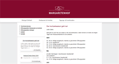 Desktop Screenshot of margaretenhof.info